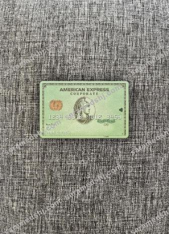 USA Massachusetts Radius bank AMEX green card photolook front